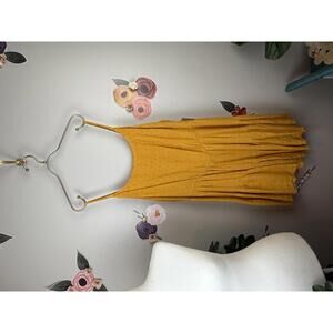 SO Sunflower Yellow Tiered Tank Sundress  - Size - XXL